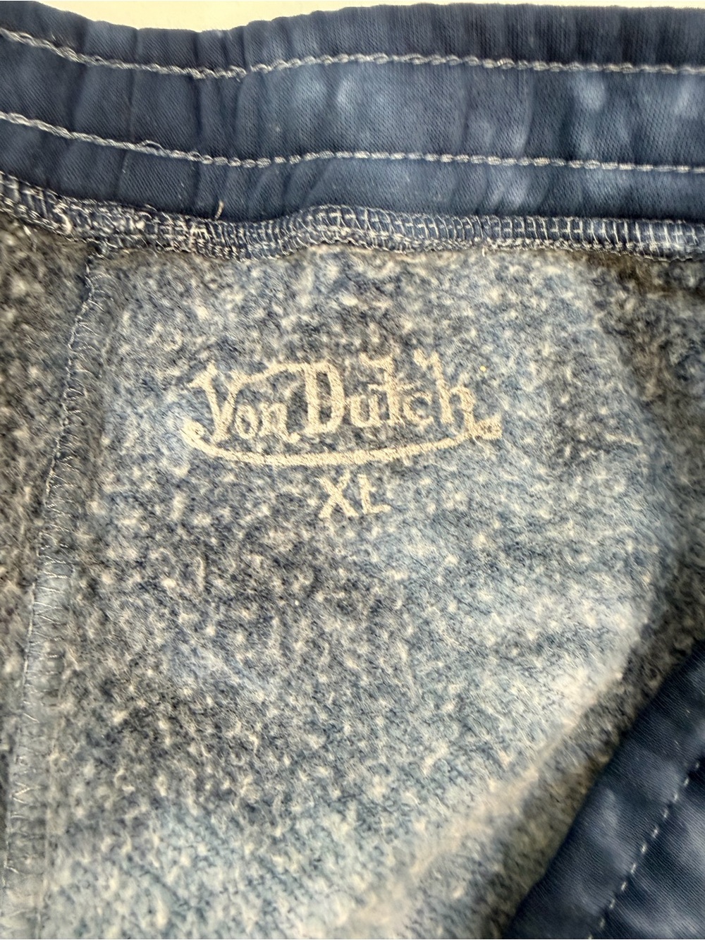 Von Dutch Men's Black Tie-Dye Logo Drawstring shorts new without tags XL - Picture 3 of 3